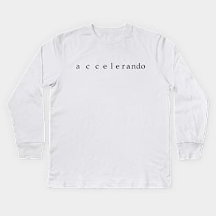 Accelerando Kids Long Sleeve T-Shirt